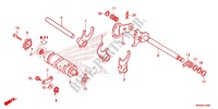 GEARSHIFT DRUM   SHIFT FORK for Honda CRF 230 F 2012