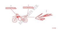STICKERS (CRF230FC/D/E) for Honda CRF 230 F 2014