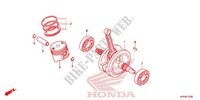 CRANKSHAFT for Honda CRF 230 F 2016