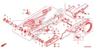 SWINGARM   CHAIN CASE for Honda CRF 230 M 2009