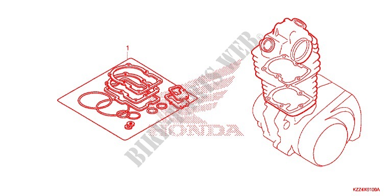 GASKET KIT for Honda CRF 250 L RED 2013