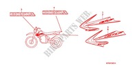 STICKERS (CRF230F9/B/C/D/E) for Honda CRF 230 F 2011