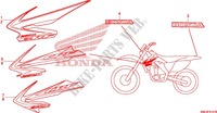 STICKERS (CRF250X'08,'09,'11,'12) for Honda CRF 250 X 2009