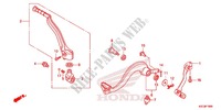 KICK STARTER ARM   BRAKE PEDAL   GEAR LEVER for Honda CRF 250 X 2016