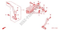 KICK STARTER ARM   BRAKE PEDAL   GEAR LEVER for Honda CRF 450 X 2012