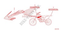 STICKERS for Honda CRF 450 X 2014