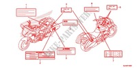 CAUTION LABEL (1) for Honda CTX 1300 ABS 2015