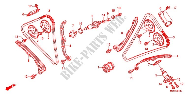 CAM CHAIN   TENSIONER for Honda CTX 1300 ABS 2014