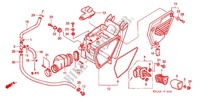 FRONT COVER   AIR CLEANER for Honda CTX 200 BUSHLANDER 2012