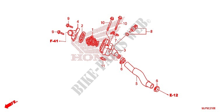 THERMOSTAT for Honda CTX 700 ABS 2016