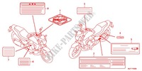 CAUTION LABEL (1) for Honda CTX 700 DCT ABS 2014