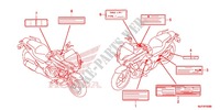 CAUTION LABEL (1) for Honda CTX 700 DCT ABS 2015