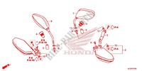 MIRROR   KNUCKLE GUARD for Honda CRF 250 L 2017