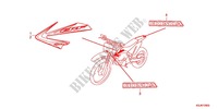 STICKERS (1) for Honda CRF 100 2011