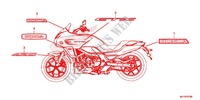 STICKERS for Honda CTX 700 T 2014