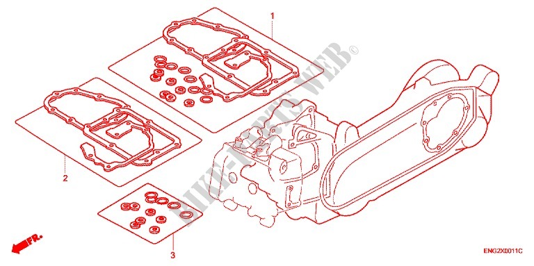 GASKET KIT for Honda SILVER WING 400 ABS 2004