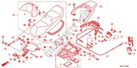 SINGLE SEAT (2) for Honda SILVER WING 400 GT ABS 2009