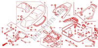 SINGLE SEAT (2) for Honda SILVER WING 400 GT 2010