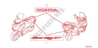 STICKERS (FJS400L9) for Honda SILVER WING 400 GT 2010