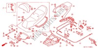 SINGLE SEAT (2) for Honda SILVER WING 600 2002