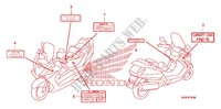 CAUTION LABEL (1) for Honda SILVER WING 600 ABS 2013