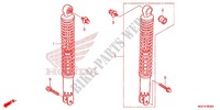 REAR SHOCK ABSORBER (2) for Honda SILVER WING 600 ABS 2013