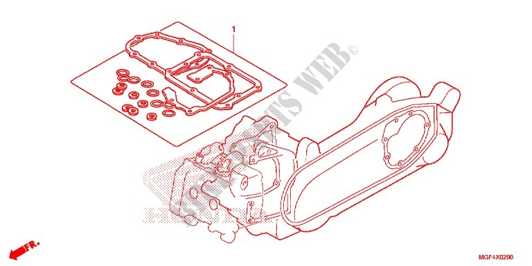 GASKET KIT for Honda SILVER WING 600 ABS 2013