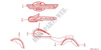 STICKERS (GL1500C) for Honda VALKYRIE 1500 F6C 1997