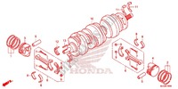 CRANKSHAFT for Honda F6B 1800 BAGGER 2AC 2014