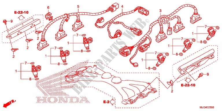 INJECTOR for Honda F6B 1800 BAGGER 2AC 2014