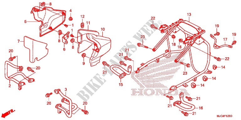 ENGINE GUARD for Honda F6B 1800 GOLD WING STANDARD 2016