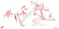MAIN STAND   BRAKE PEDAL for Honda GL 1800 GOLD WING ABS NAVI 2012