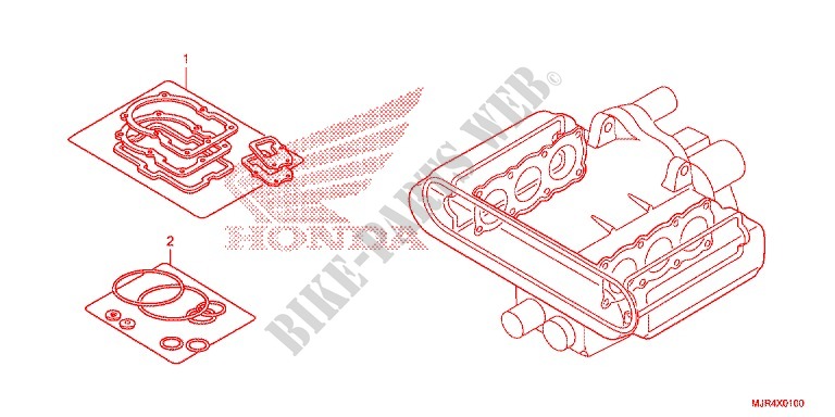 GASKET KIT for Honda GOLD WING 1800 F6C VALKYRIE RED 2015