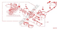REAR BRAKE CALIPER for Honda NC 750 S ABS 2014