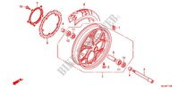 FRONT WHEEL for Honda NC 750 X ABS LOWER 2015