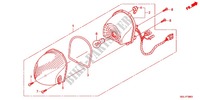 TAILLIGHT (2) for Honda GIORNO 50 2012