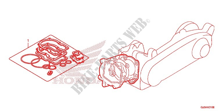 GASKET KIT for Honda 50 METROPOLITAN 2016