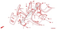 FAIRING   LEG SHIELD (NF100/M/DM/MDM) for Honda WAVE 100 Electric start 2004
