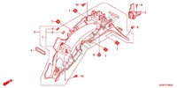 REAR FENDER (ANF110/AFS110A) for Honda WAVE 110 Electric start  Front brake disk 2009