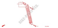 REAR SHOCK ABSORBER (2) for Honda TODAY 50 F 2011