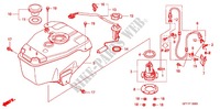 FUEL TANK for Honda 50 GYRO X BASIC 2011