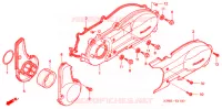 LEFT CRANKCASE COVER   ALTERNATOR (2) for Honda REFLEX 250 2005