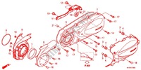 LEFT CRANKCASE COVER   ALTERNATOR (2) for Honda FORZA 250 Z SI 2013