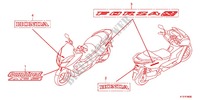 STICKERS for Honda FORZA 250 Z SI 2014