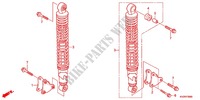 REAR SHOCK ABSORBER (2) for Honda FORZA 250 Z SPECIAL EDITION 2012