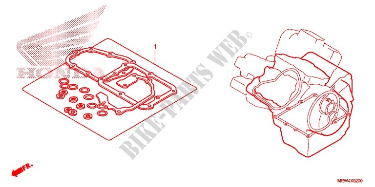 GASKET KIT for Honda DEAUVILLE 700 ABS 2011