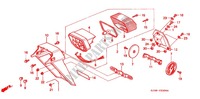 TAILLIGHT   REAR FENDER (B/E/F/IT/N/PO) for Honda SCOOPY 50 1993