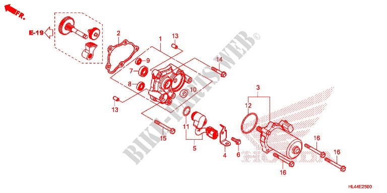 CONTROL MOTOR for Honda PIONEER 1000 M3 EPS 2016