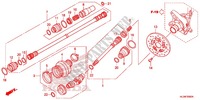 DRIVESHAFT   REAR ARM (2) for Honda PIONEER 700 AC 2014