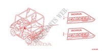 STICKERS for Honda PIONEER 700 AC 2014